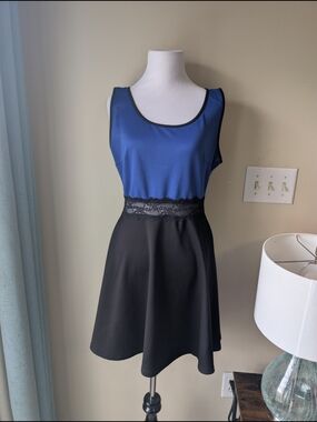 Vibe Sportswear Blue Mini Dress - Women's